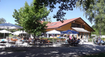 Bild des Eingangs zur Badeanstalt am Steinsee